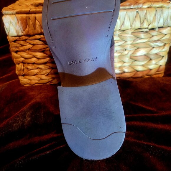 Cole Haan Mens  Black/ Brown Suede Copely Oxford - Picture 5 of 7